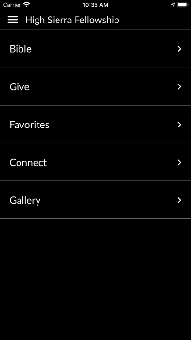 High Sierra Fellowship Screenshot