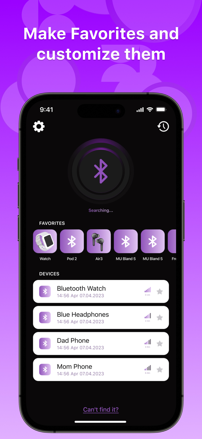 Device Tracker BLE Finder ・