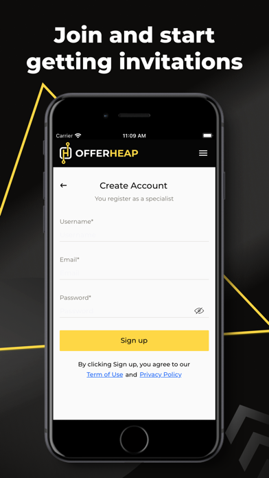 Offerheap: IT Recruitment Screenshot