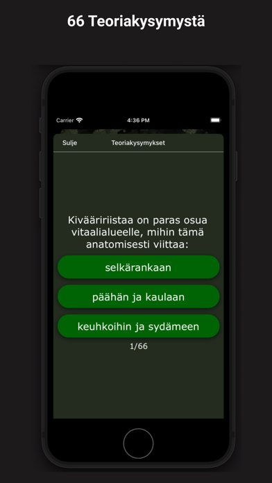 Metsästysvisa Screenshot