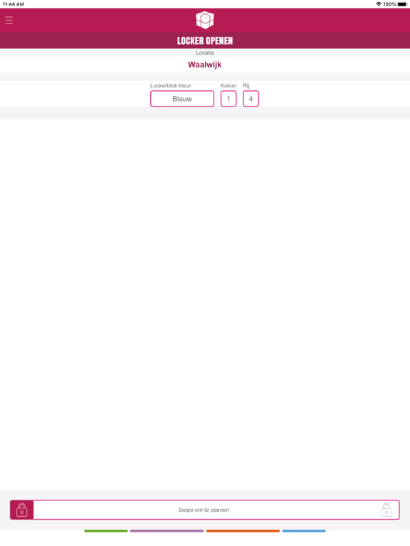 OpenLocker iPad app afbeelding 1