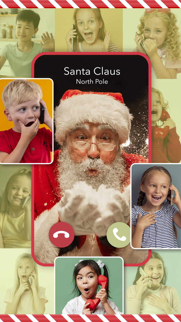 Call santa – fake message