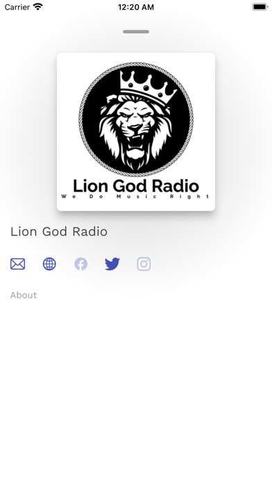 Lion God Radio Screenshot