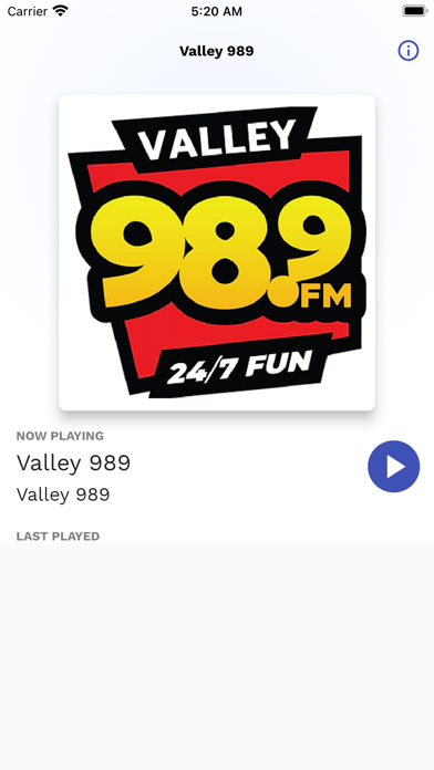 Valley 98.9 Screenshot