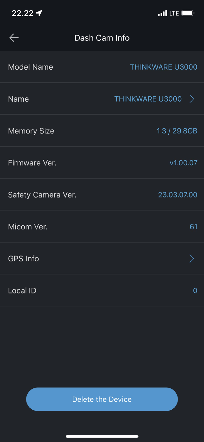 THINKWARE DASH CAM LINK
