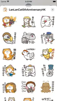 白爛貓家族 5週年紀念貼圖 (hk) iphone screenshot 2