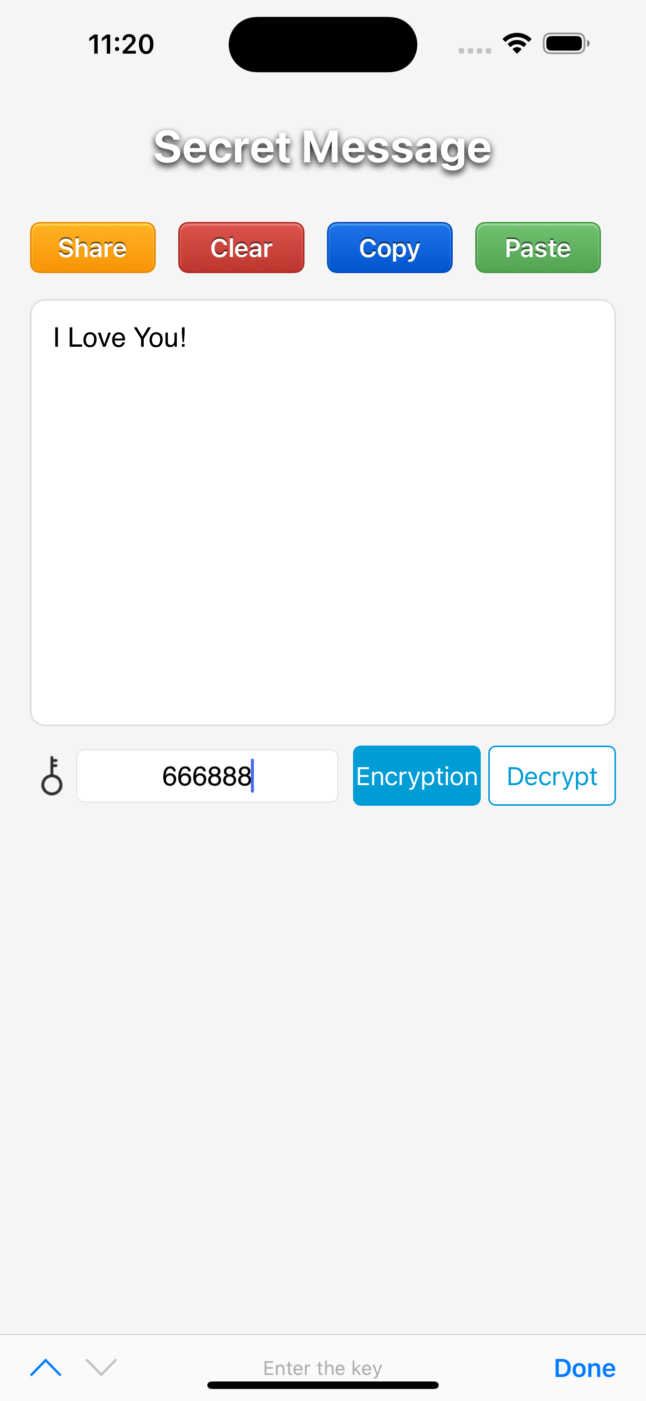 MySecretMessage