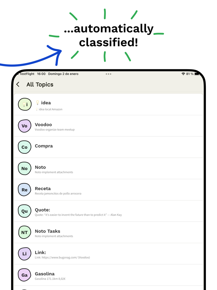 Noto – Notes and To-Dos