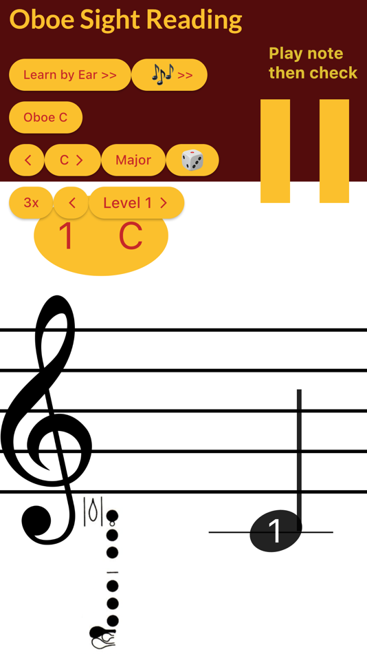 #2. Oboe Sight Reading (iOS) 由: Oleg Sokolov