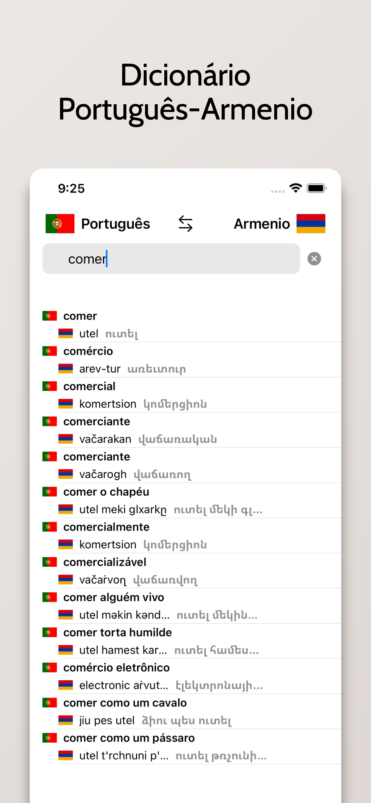 Dicionário Armênio-Português