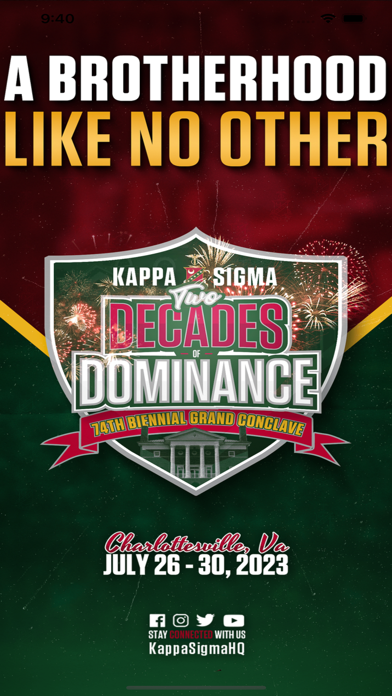 Kappa Sigma Events Screenshot