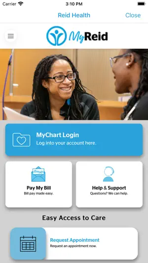MyReid screenshot 1