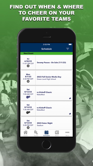 Green Level Athletics Screenshot