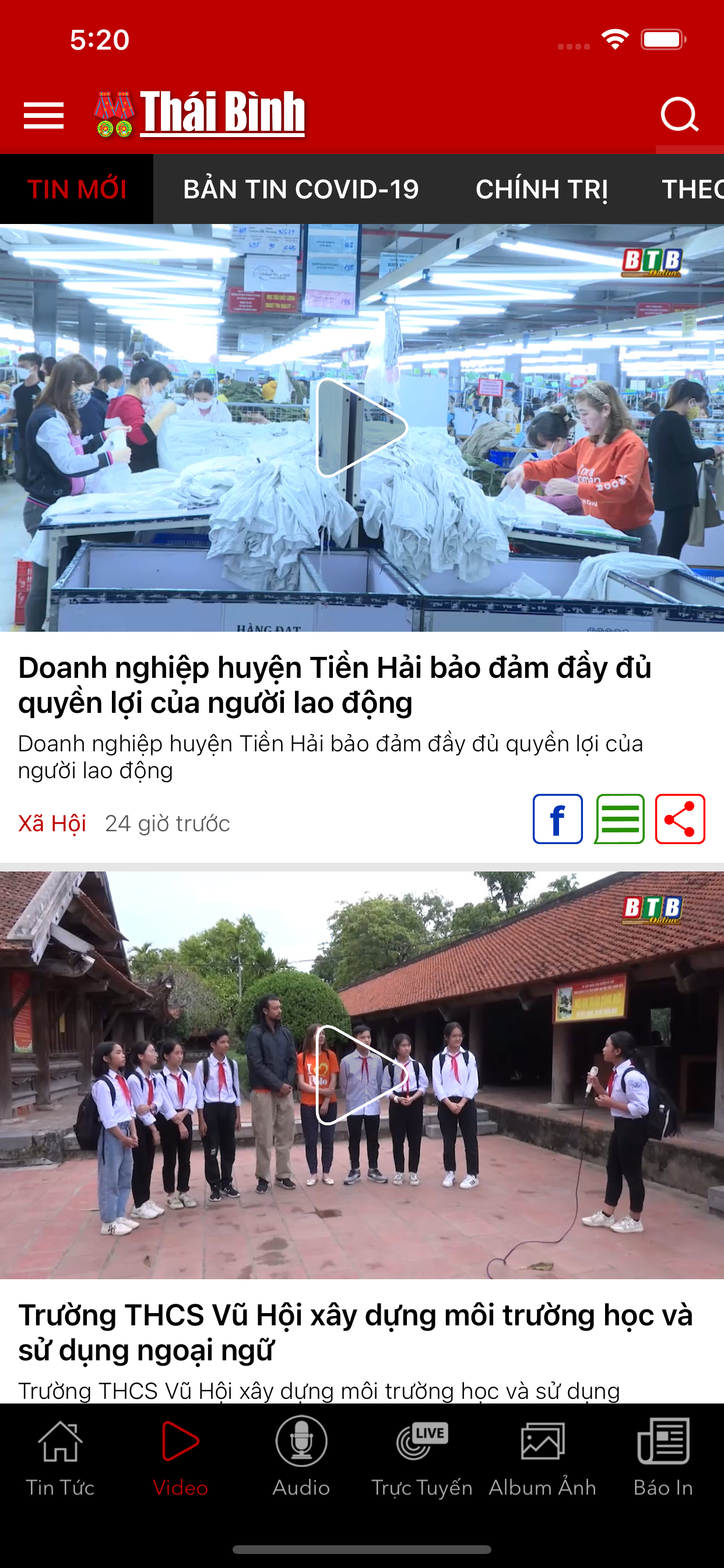 Báo Thái Bình