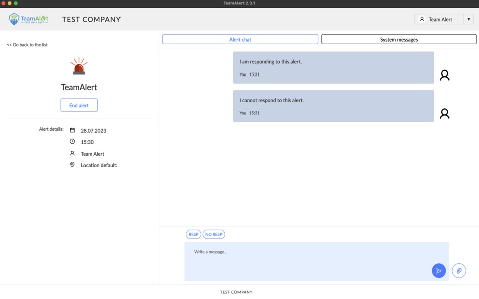 #5. TeamAlertDesktop (macOS) Podle: Community Response Systems, LLC