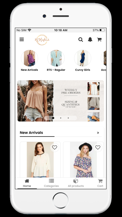 MCM Boutique Marketplace Screenshot