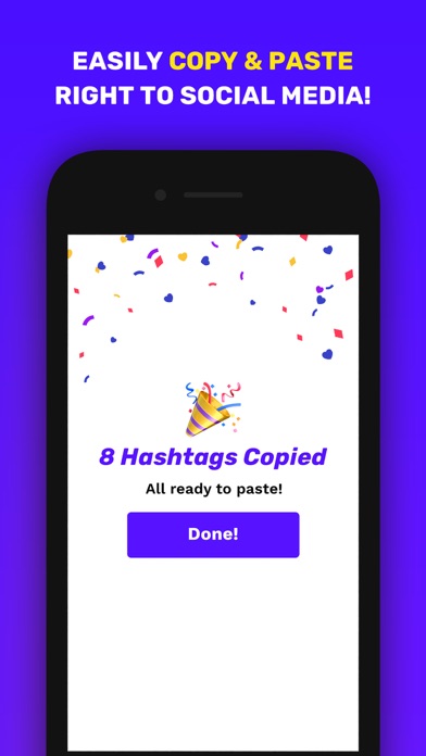 Business Hashtags App Screenshot