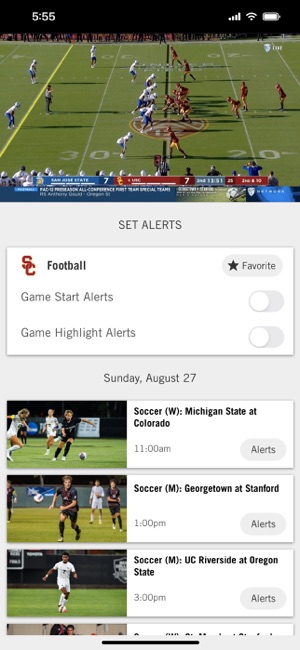 Pac-12 Now on the App Store