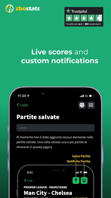 Sbostats: live, stats and odds screenshot-6