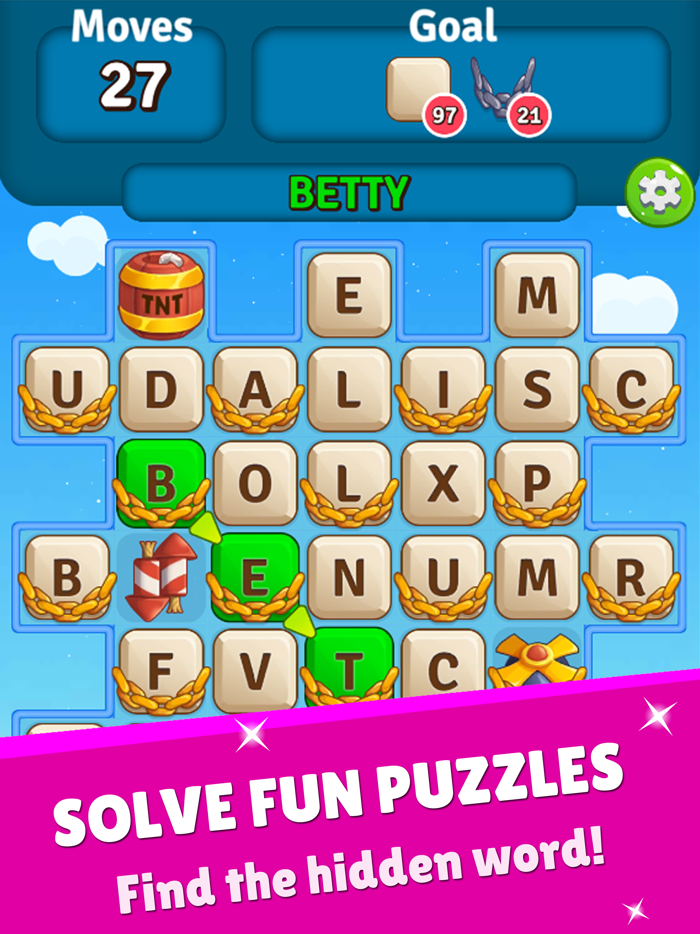 Alpha betty Scape - Word Game