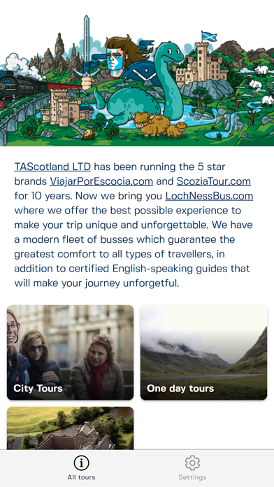 Scotland Tours App Screenshot