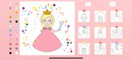 Game screenshot Princess Coloring Kid Toddler mod apk