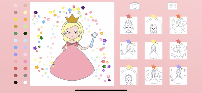 Princess Coloring Kid Toddler