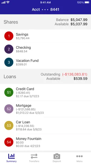 WFFCU screenshot 2