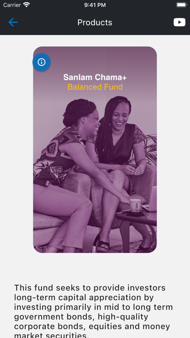 Sanlam Unit Trust Screenshot