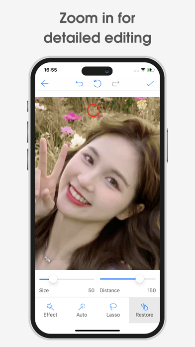 Black White Photo Background Screenshot