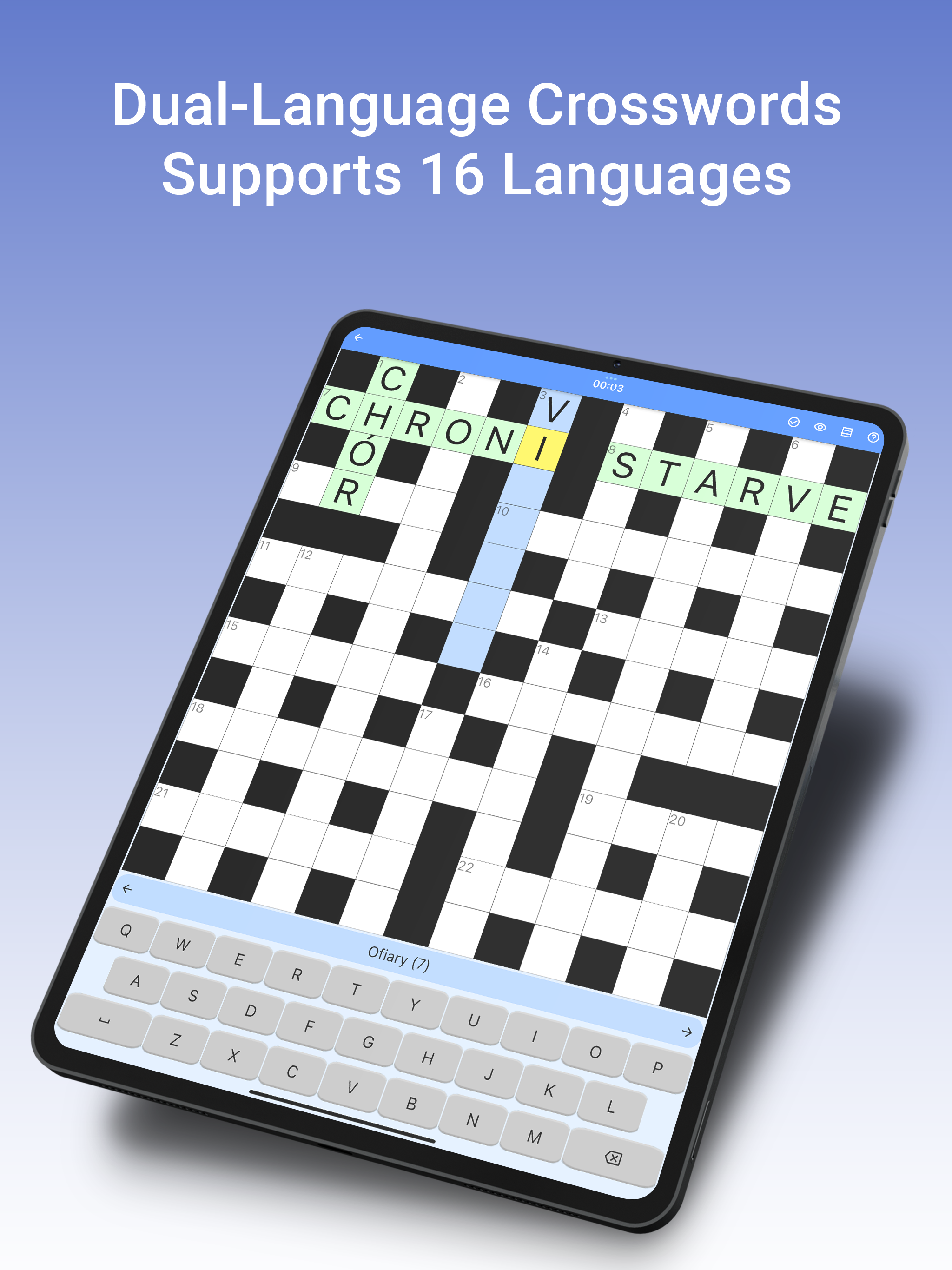 Dual-Language Crosswords screenshot 7