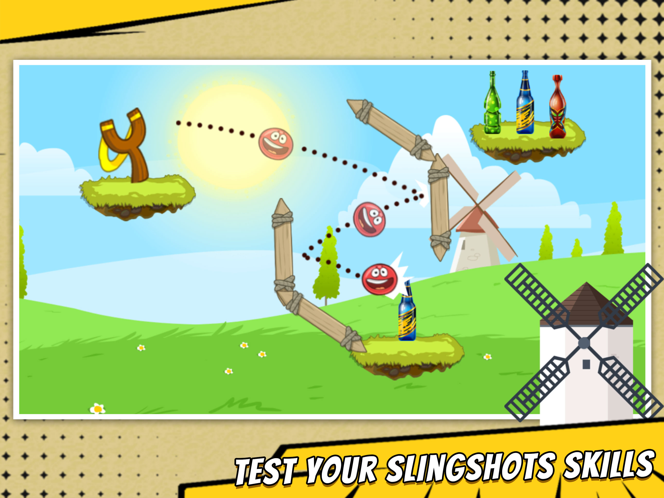 Red Ball:Bottle Shooting screenshot 8