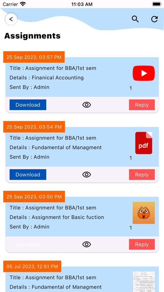 #5. Student's Application (iOS) Podle: ptc circle
