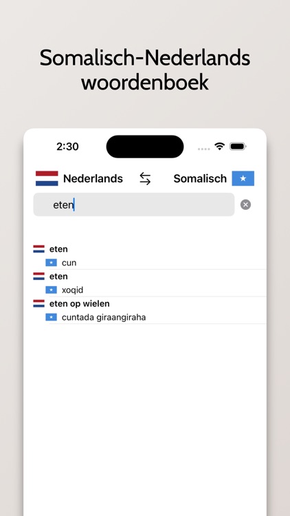 Somalisch-Nederlands
