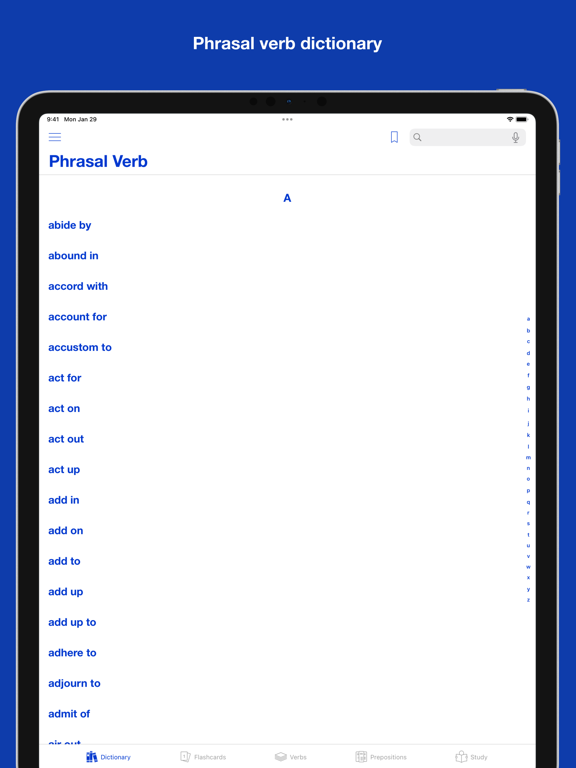 Screenshot #4 pour Phrasal Verb Dictionary Pro
