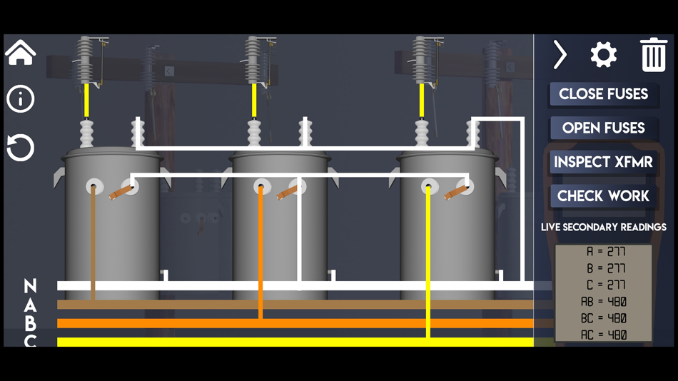 #8. Lineman's Reference - XFMR LAB (iOS) 由: Digital Apprentice LLC
