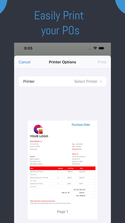 Purchase Order Builder screenshot-4