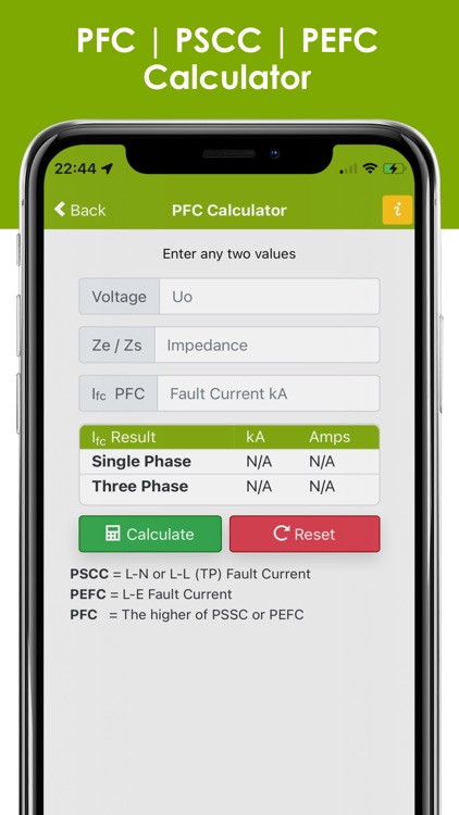 Fault Current Calculator