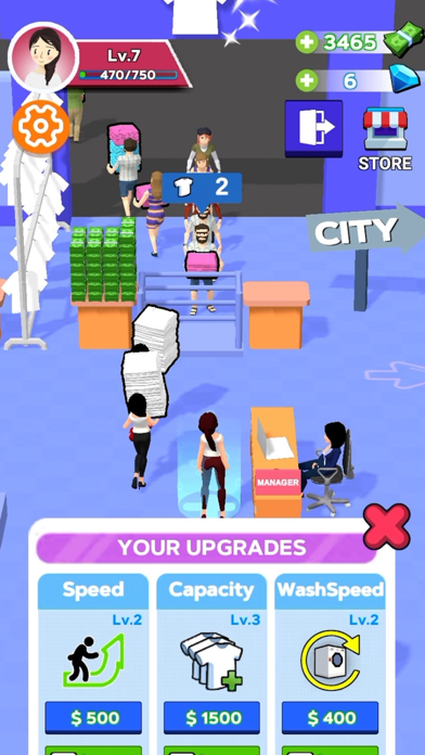 Laundry Tycoon - Business Sim Screenshot