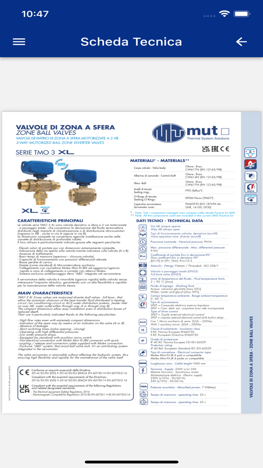 #7. MUT SELECTION (iOS) 由: MUT Meccanica Tovo Spa
