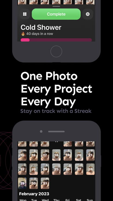 Screenshot #2 pour Accountable: Photo Habit Diary