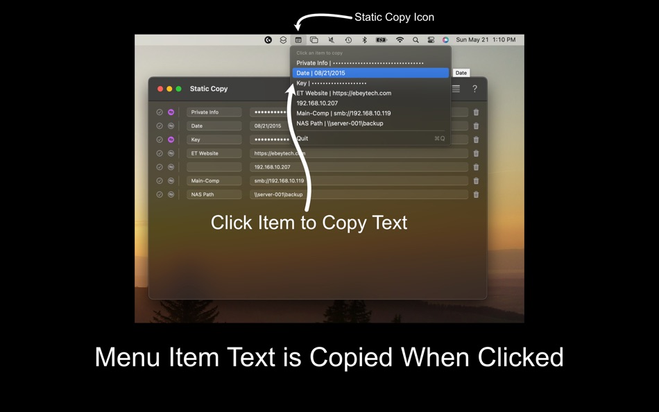 #3. Static Copy (macOS) 由: Ebey Tech LLC