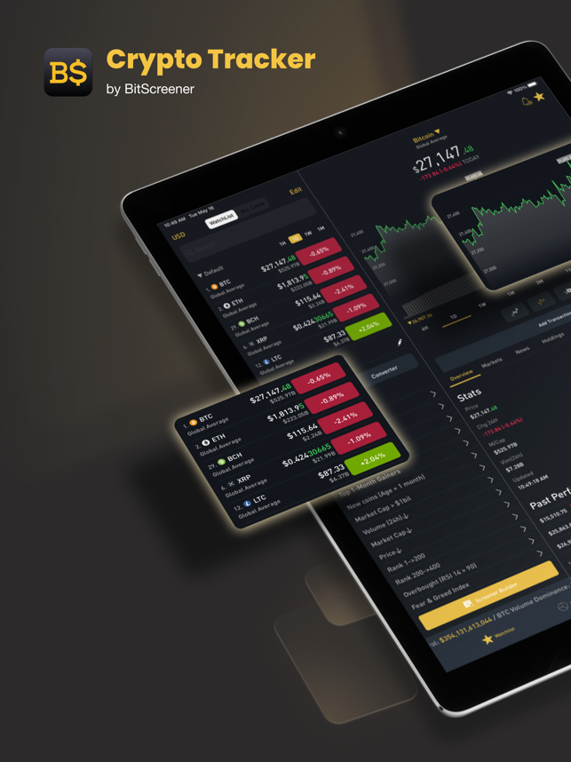 ‎Crypto Tracker by BitScreener Screenshot