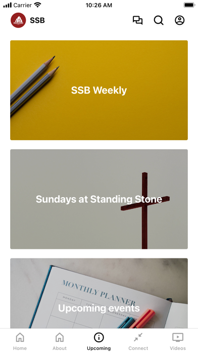 Standing Stone Bible Church Screenshot