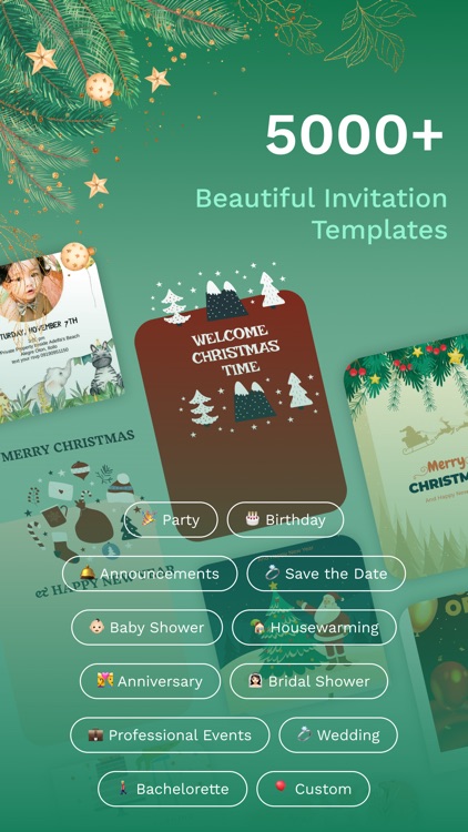 Party Invitation Cards Maker +