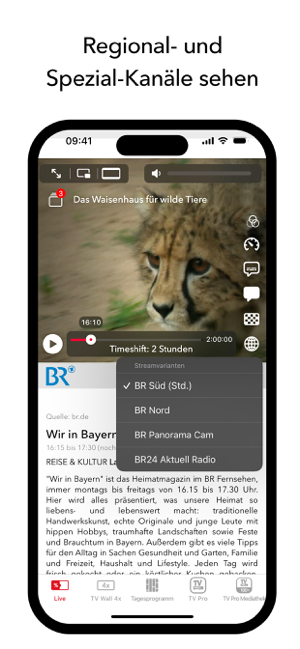 Live TV Fernsehen IP TV Screenshot