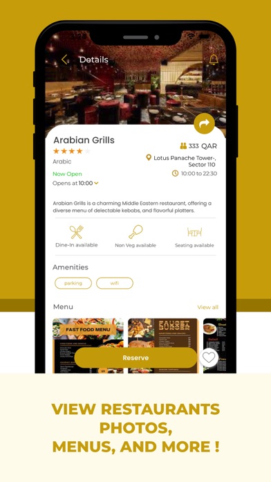 JustBook User iPhone screenshot 1 - Food & Drink app