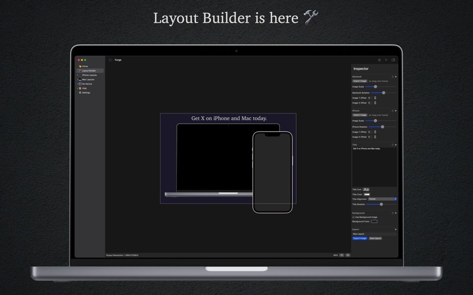 #2. Forge - Quick Marketing Images (macOS) Ved: Florian Schweizer