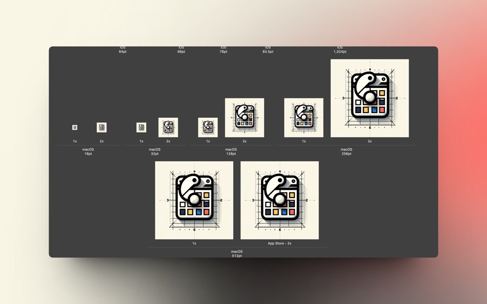 #3. Icon Adapt (macOS) Podle: 宇 周