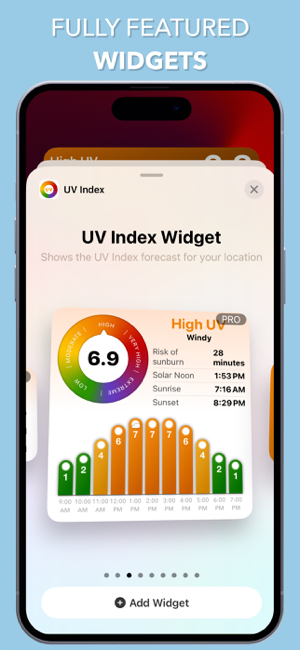 ‎UV Index Widget - Worldwide Capture d'écran